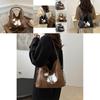 Stylish Large Capacity Fashionable Tote Bag For Daily Use With Cute Dog Cartoon Design