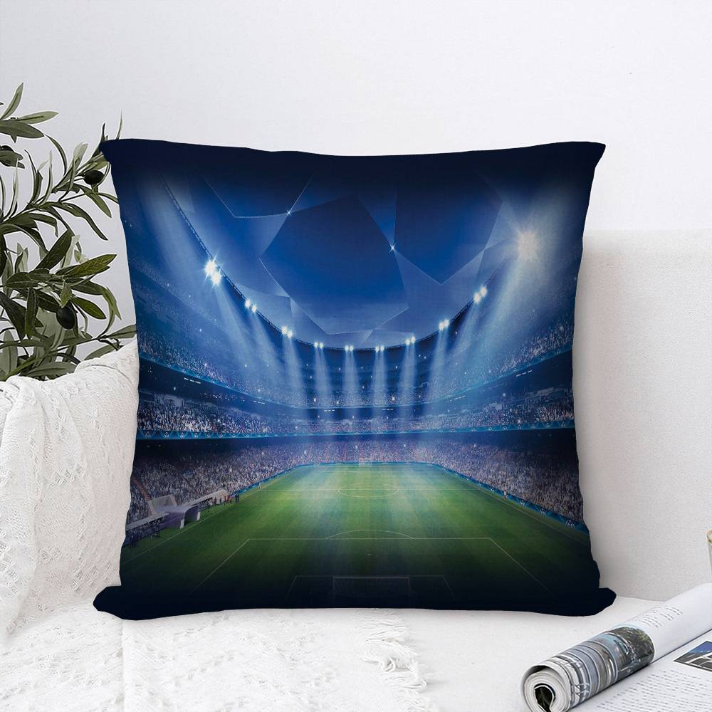 Outdoor Football Field Pillow Cover Sofa Cushion Cover Home Room Decoration Children Gift