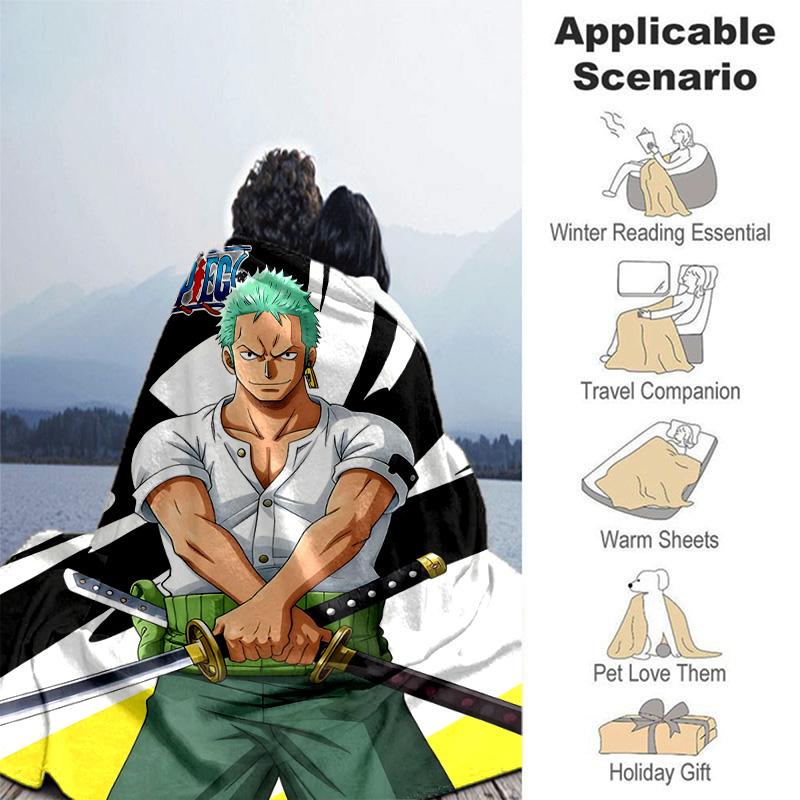 1pc Adventure High Seas Soft Throw Blanket Flannel All Season Light Weight Living Room/Bedroom Warm Blanket. M7270142