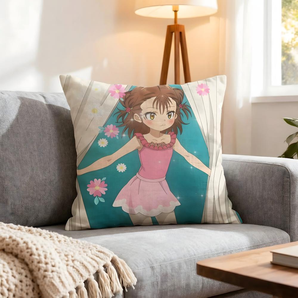 Anime Medalist Cushion Cover 1Pcs Decorative Covers Soft Cushion Case For Sofa Couch Decor 40X40 45X45 Pillowcases
