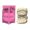 Cute Girl Planter Silicone Mold For Resin Cement Crafts Reusable DIY Flowerpot Design Flower Pot Making Mould