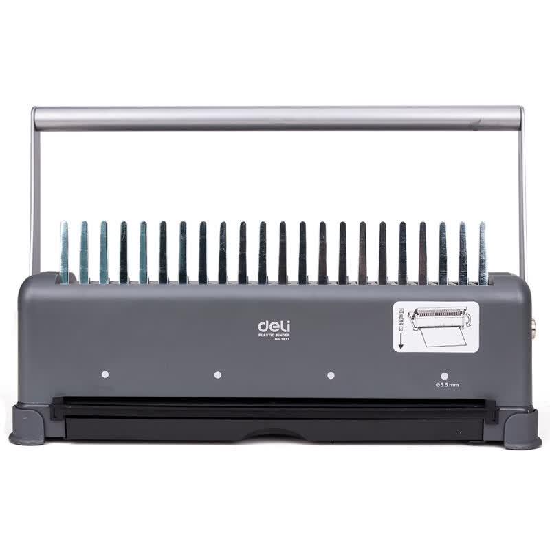 

Deli 3871 Comb Binding Machine CN plug (adapter included)