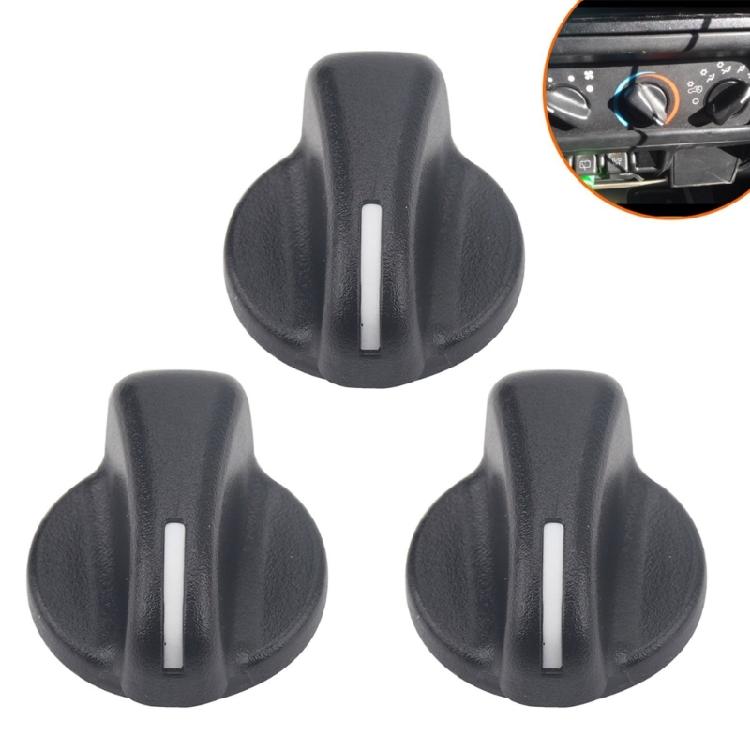 Temperature Control Knob Car Air Conditioner Control HVAC Control Knob Set Replaces 5011218AC Simple to Use for Vehicle