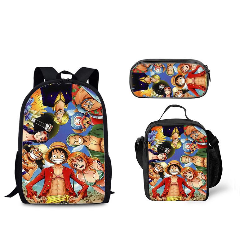 One Piece Backpack Ice Pack Set For Students With Nylon Material And Daily Use