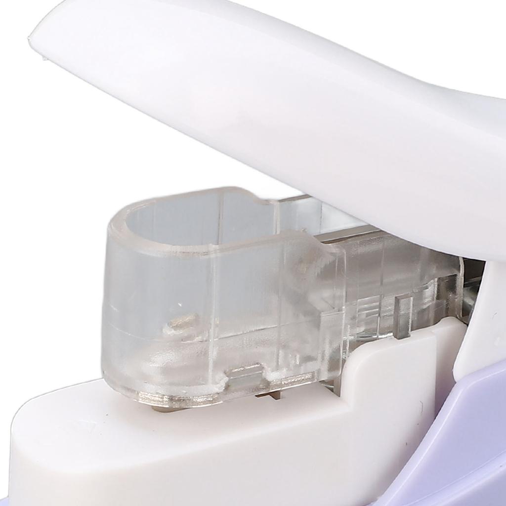 Compact No Staple Stapler Plastic Paper Stapler New Plastic Paper Binding Tool  Home Office