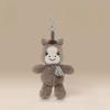 Forest Exploration Small Horse Plushie Keyring With Pp Cotton Filling For Kids