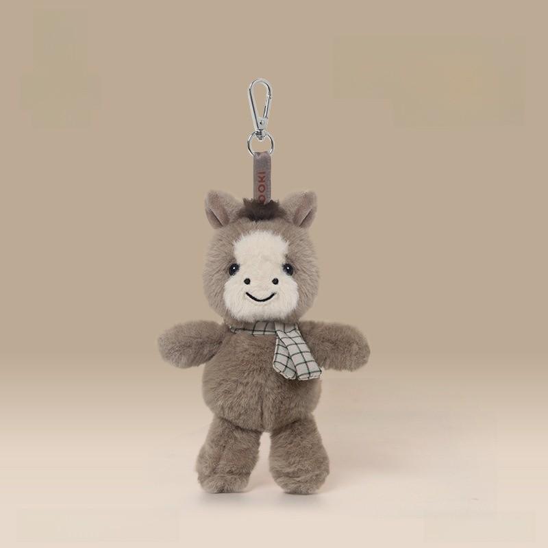 Forest Exploration Small Horse Plushie Keyring With Pp Cotton Filling For Kids