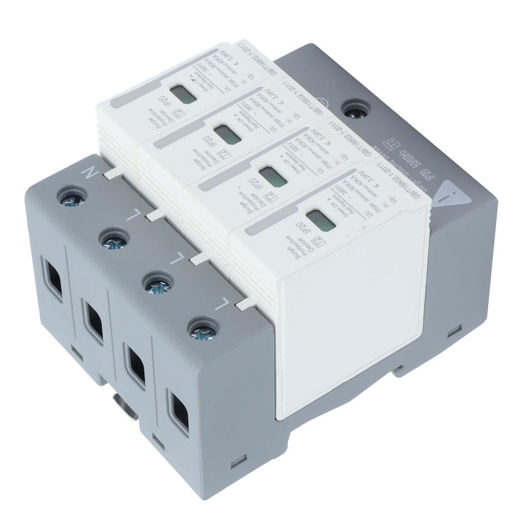 BERM Surge Protective Devices House Arrester Protector 4P 80KA SPD 2 Level BEMLY80 220V/380V