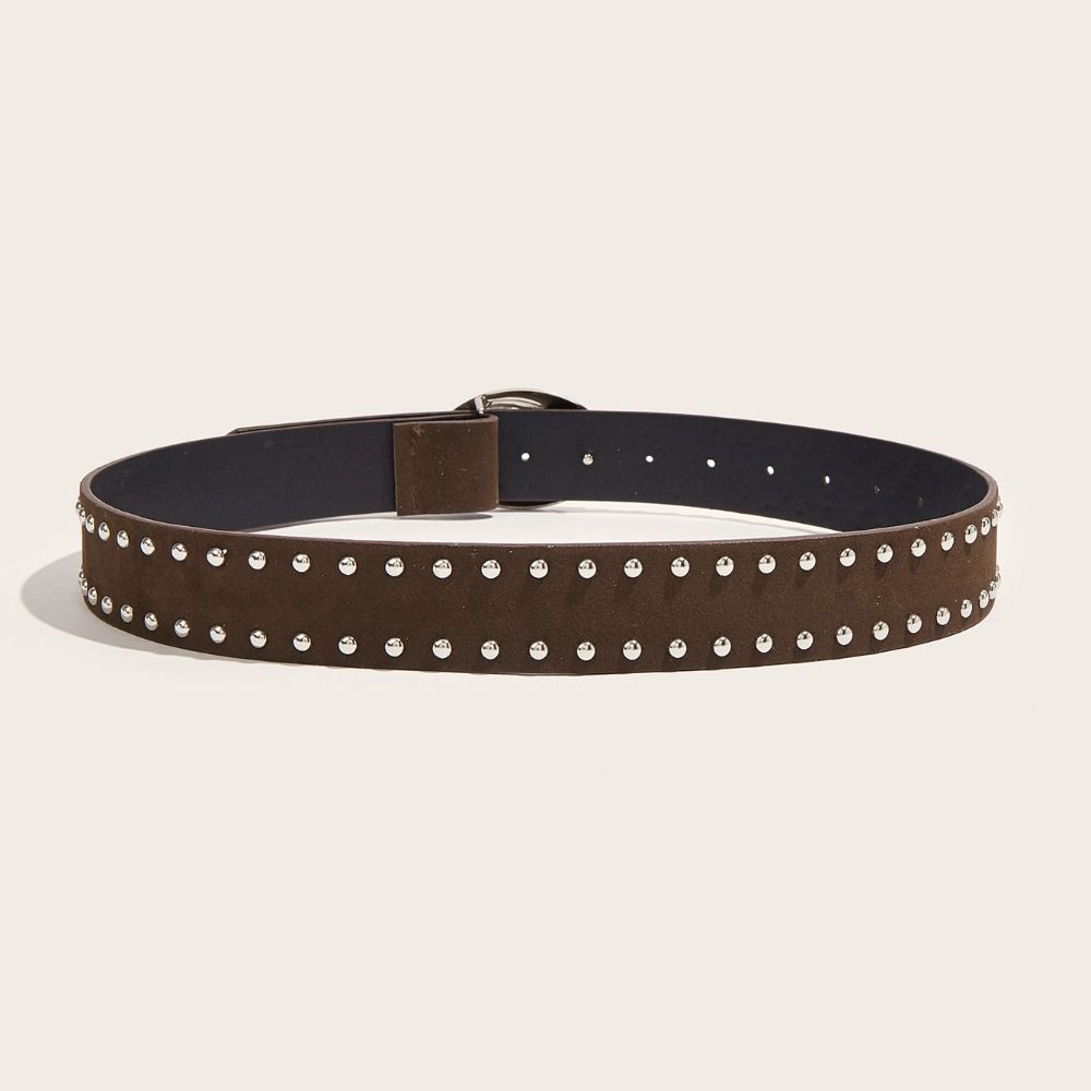 Spicy Girl Leopard Print Waistband PU Leather Men Belt Trend Y2K Belt Male