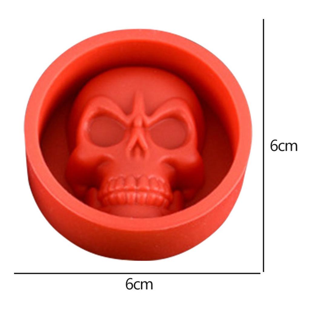 Skull Cake Molds Halloween Party Decor Non Stick Silicone Cake Moulds Tray Baking Pans for Home Kitchen Accessories