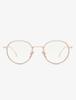 Leunehauwin February Gold Blue Light Blocking Glasses Dr0203B
