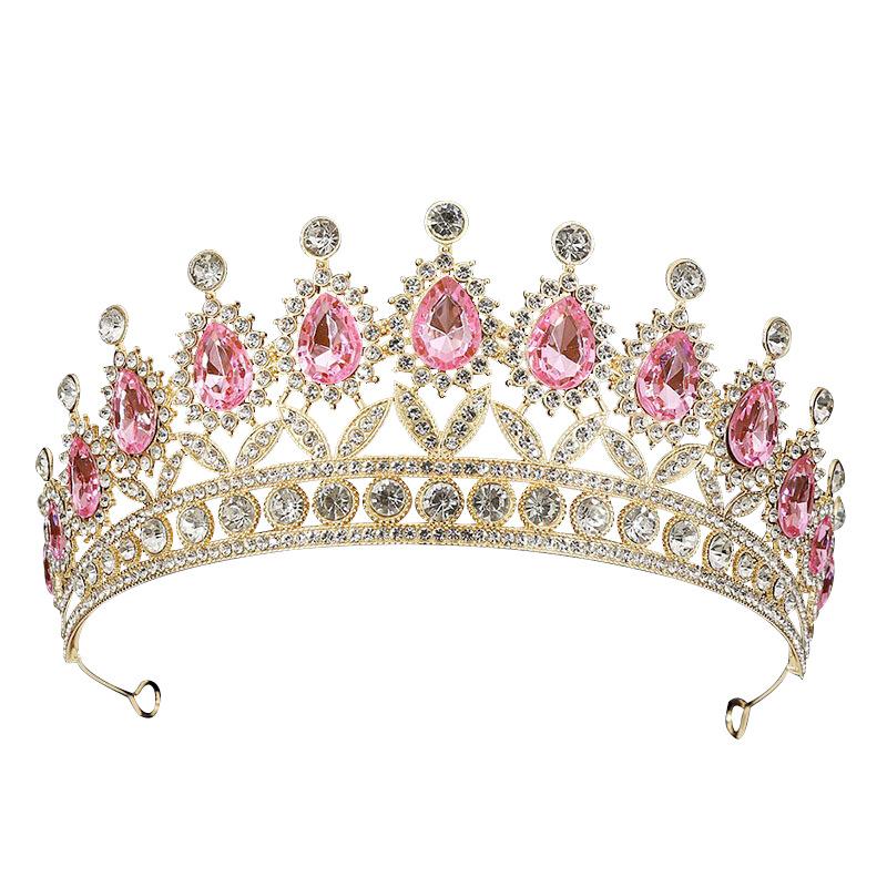 Bridal Jewelry Princess Style Headband Headband Wedding Hair Accessories Birthday Crown Performance Crown