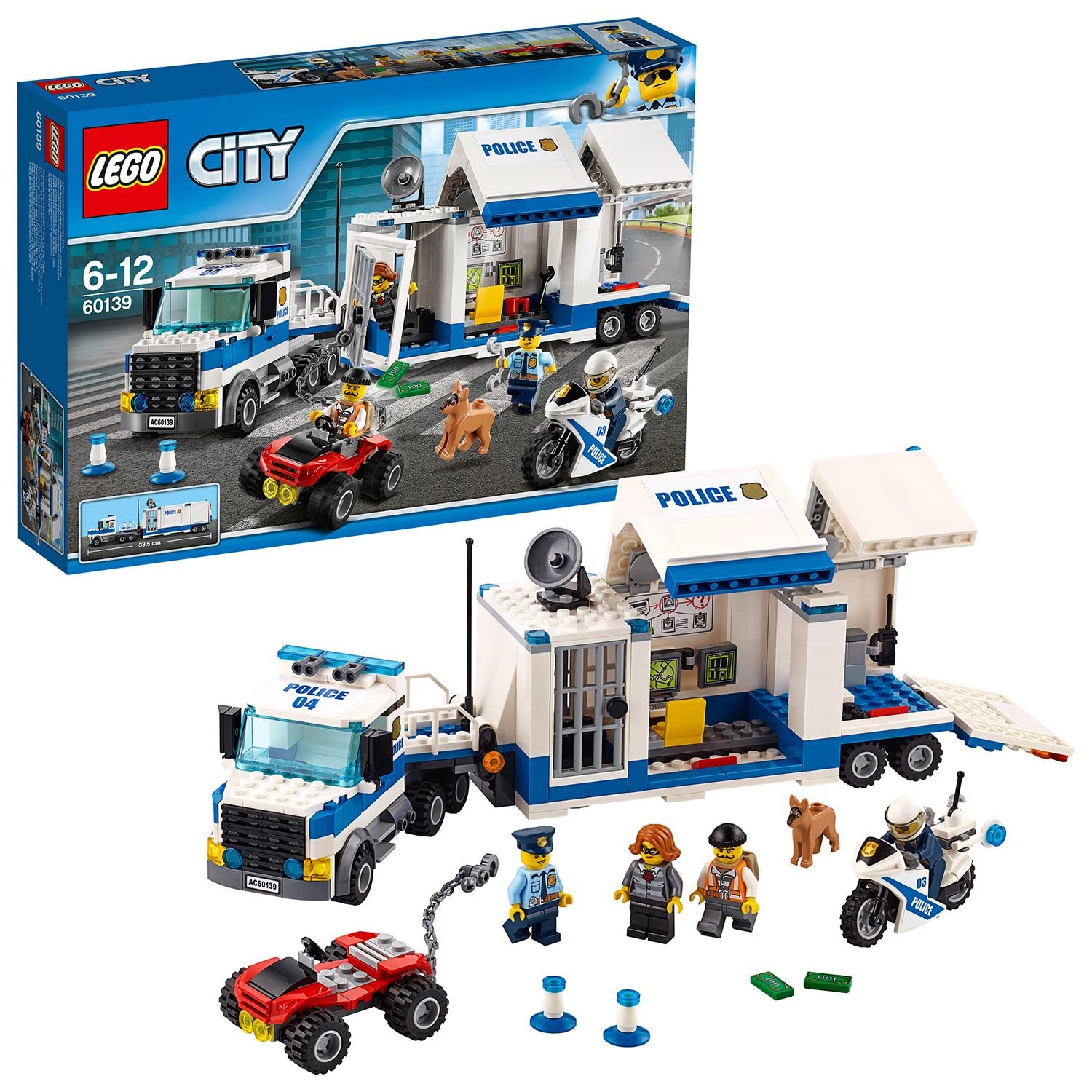 

LEGO City Полицейский грузовик - командный центр 60139 Конструктор