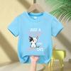 Cute Cat Graphic Kids Tshirts Summer Short Sleeve Tees Cartoon Animal Boys Girls Clothes Kawaii Kitten Tops Y2K Children Tshirt