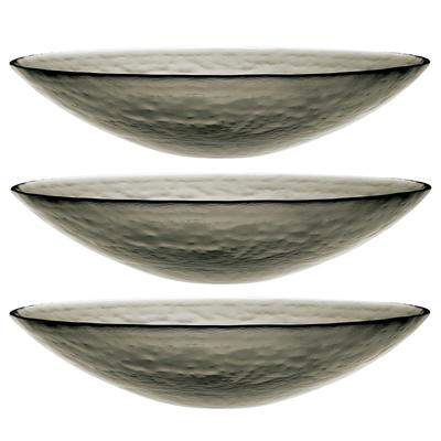 Toyo Sasaki Glass Nuage Coupe Misky Sada Vyrobeno ve Velké Kulaté Sklo 46167SM 245, 3, Japonsko, Mísy, Talíře, Nádobí, Stolní nádobí,