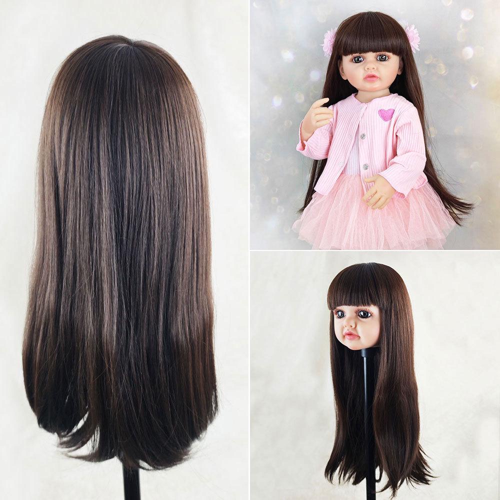 

Парик для куклы, термостойкое волокно, 45 см, аксессуар для игрушечной куклы Fits 30-40cm Head Circumference Dolls
