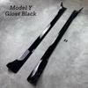 4pcs Side Skirts Spoiler Body Kits For Tesla Model Y 3 Highland Guard Extension Rocker Panels 2017-2024 Splitters Accessories