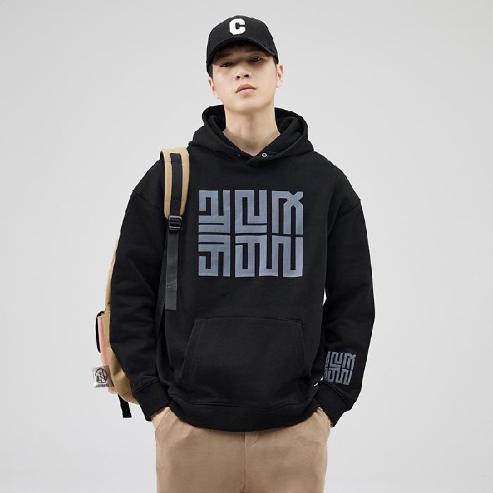 Осенний американский тяжелый свитер 40G мужской свободный большой — фото 7