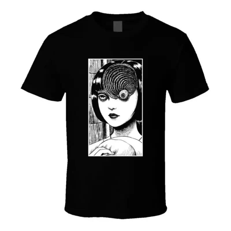 Japan Horror Uzumaki Halloween Japanese Movie Fan T Shirt New