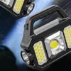Portable Led Spotlight Super Bright Led Work Light Searchlight Solar USB Rechargeable for Outdoor Camping Lamp Flashlight