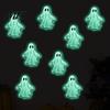 Waterproof PVC Wall Decor Luminous Ghost Stickers for Halloween Decoration, Glow in The Dark Decals Home Decoration Gifts Windows And Glass