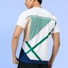 Li Ning Quick-Dry Cool Sweat-Absorbing Color-Block Training T-Shirt Men Tops White AAYR201-2