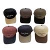 Spring New Original Color Matching Baseball Cap Women Deepen the Big Head Circumference and Show the Face Small Thin Contrasting Color Cap Men