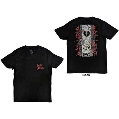Bullet For My Valentine Unisex T-Shirt: Blumenorakel (Zurück drucken) (Groß)