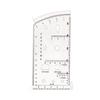 652F Geometry Drawing Template Measuring Tool Coordinate Reader and Protractors Topographical Map Scale Ruler