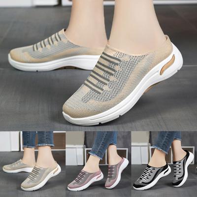 Women Sneakers Women Casual Shoes Spring And Summer Casual Women'S Shoes Casual Breathable Half Flop Sneakers