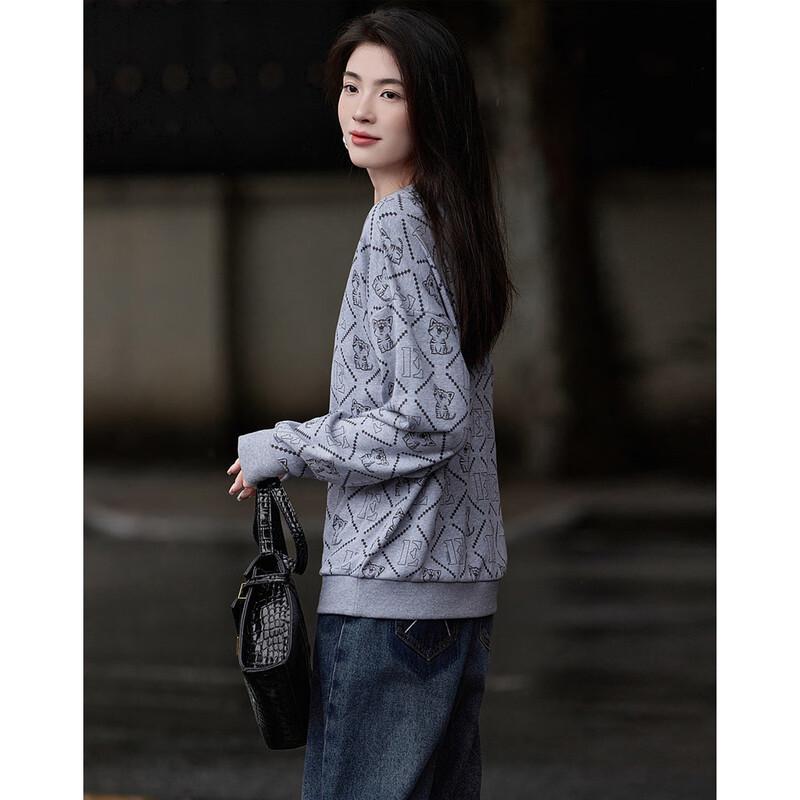 Demana Women s Cotton Print Sweatshirt M