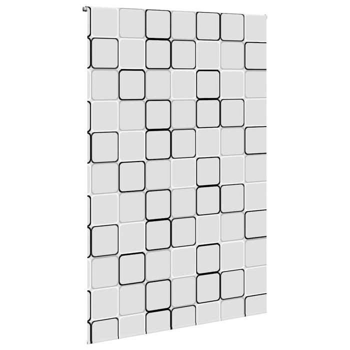 VidaXL Store enrouleur de douche 160x240 cm largeur du tissu 156 cm, store de douche, store enrouleur de rideau de douche, 4014930
