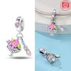 Charms Plata Summer Ice Cream Pendant Copper Colors For Charms Copper Colors Original Bracelet For Jewelry Making