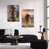 Modern Sports Athlete Poster Canvas Paintings Football Star Back Wall Art Pictures for Office Bedroom Boy Room Home Hecoration