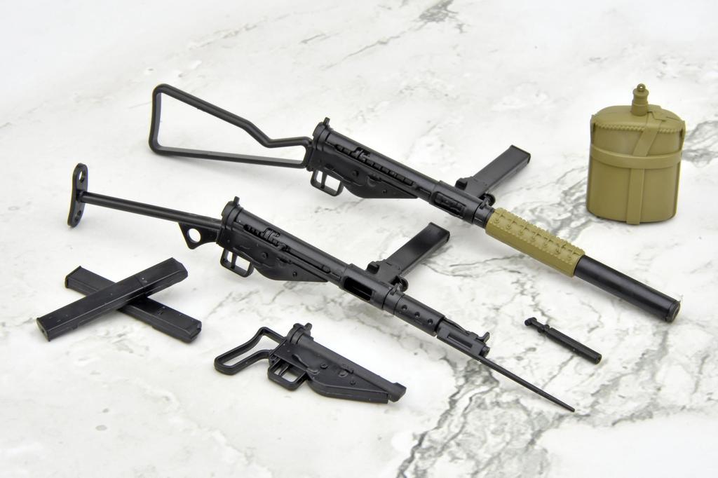 Tomytec Little Armory STUDY1942 LA104 Sten Mk2 Type Plastic Model 330004