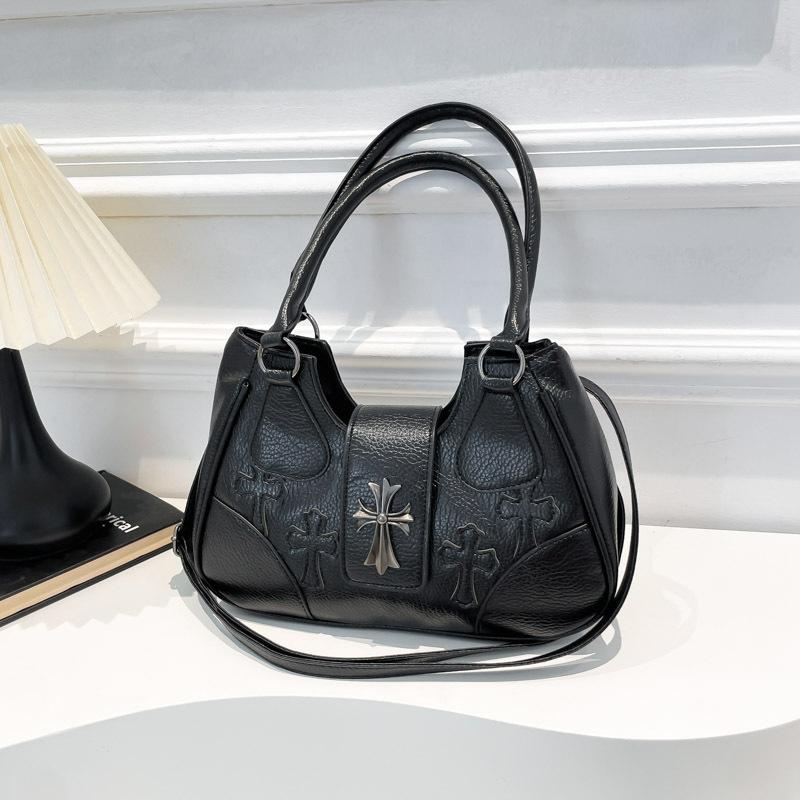 Sweet and Cool Spice Girl Medieval Locomotive Bag Female New Trendy High Value Light Luxury Messenger Bag Handbag