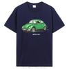 Classic Car Tops T Shirt Classic Car Pattern TShirt For Unisex Creative Graphic Clothing Oneck Custom Printed Cotton Tshirt