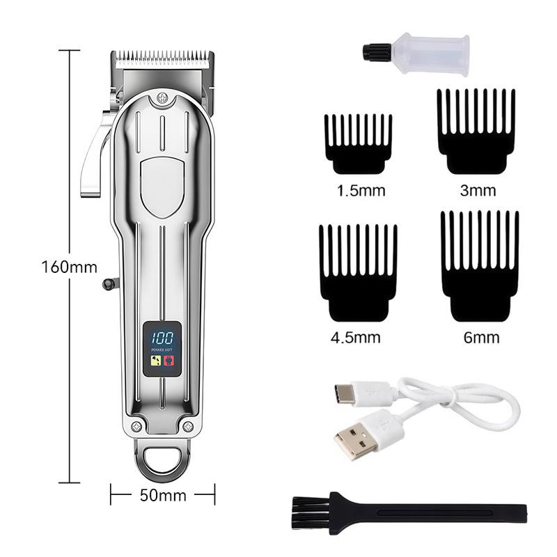 Professional Electric Hair Clipper - Self-Shaving Razor for Salon & Home Use