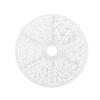 PH PandaHall Approximately 1535 Pearl Beads Glass Pearl No Hole Small Satin Glossy Glass Pearl Milk Beads Round Round Balls Handmade DIY White