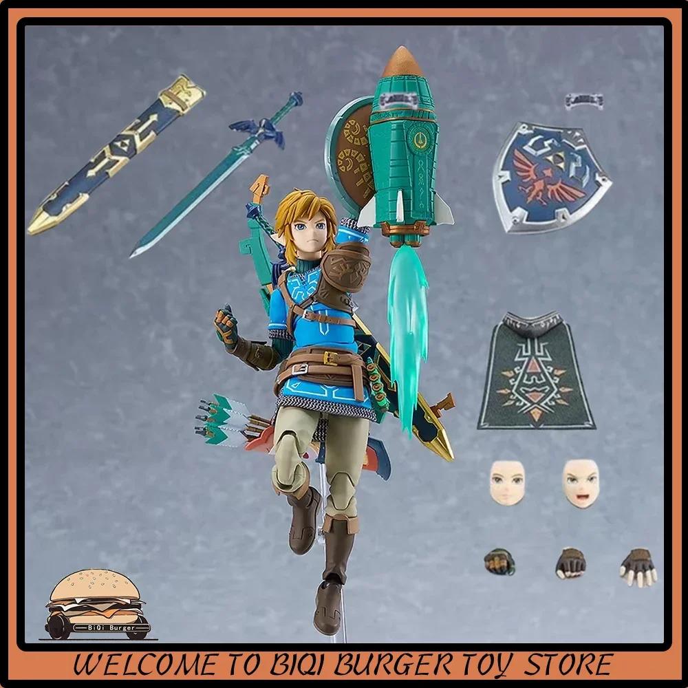 Figma 626 Link Figur The Legend Of Zelda Tears Of The Kingdom Figurer Breath Of The Wild Anime Figurin GK Samlinger Modell