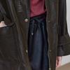 Maxza Peach Crack Fake Leather Work Jacket Ze10qj013nh