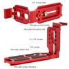 L Shape Quick Release Plate  Metal L Shape Quick Release Plate with Hot Shoe Mount for Hydraulic Ballhead SLR Camera