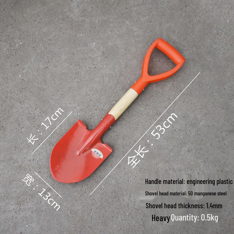 Children's Manganese Steel Garden Shovel for Digging, Planting, and Beach Play