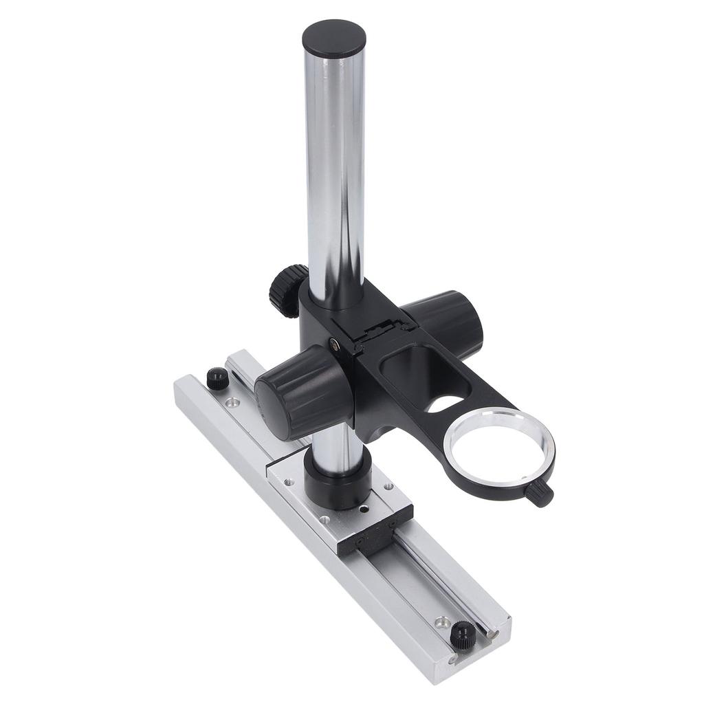 Microscope Slide Rail Track Stand 300mm Long Column Universal Adjustable Microscope Stand for Camera