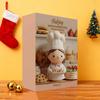 Calendario de Adviento de Navidad 2025 con Colgante Acrílico Caja de Cuenta Regresiva de 24 Días Decoración Multifuncional para Niños