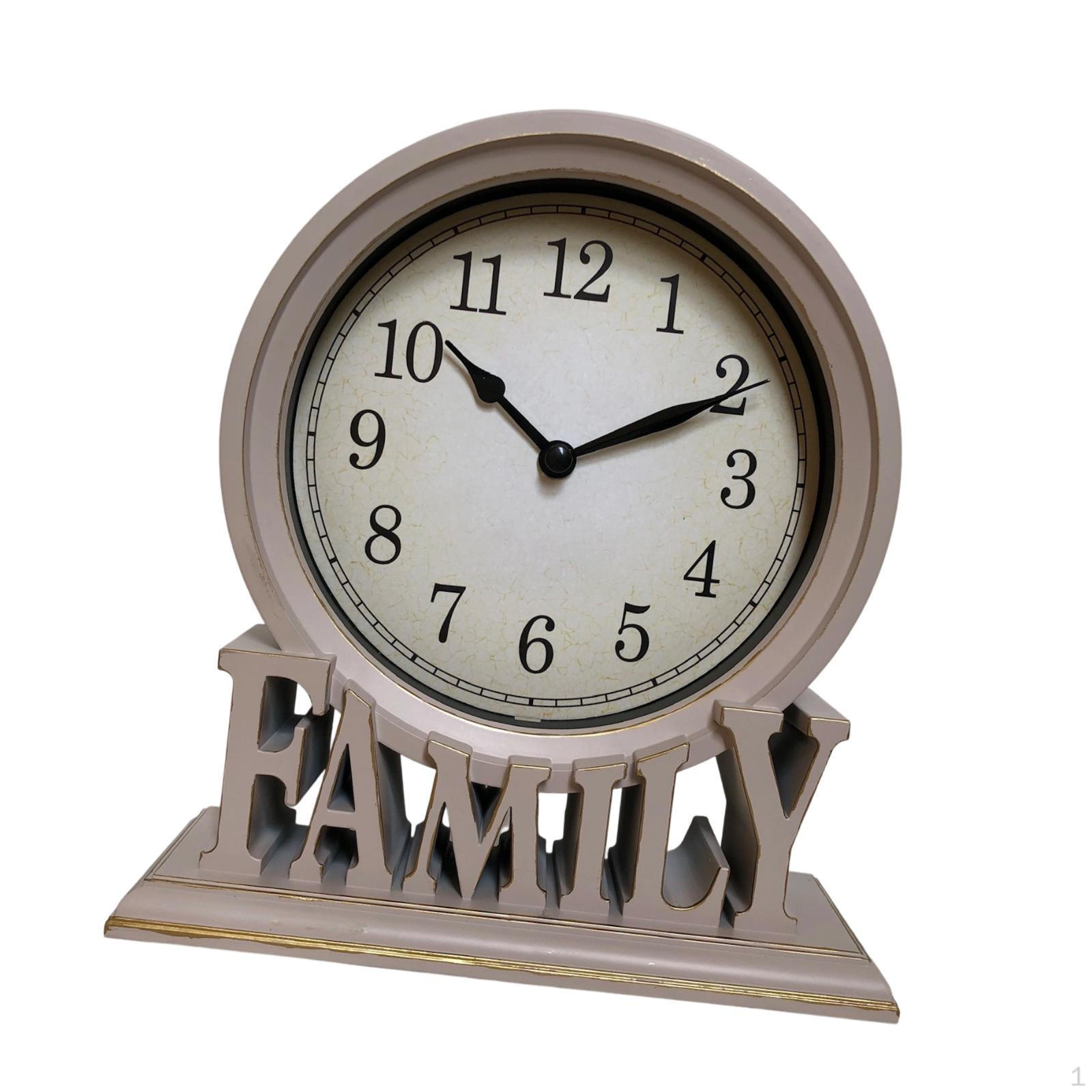 

Desk Clock with Easy to Read Display for Home Decor Style B