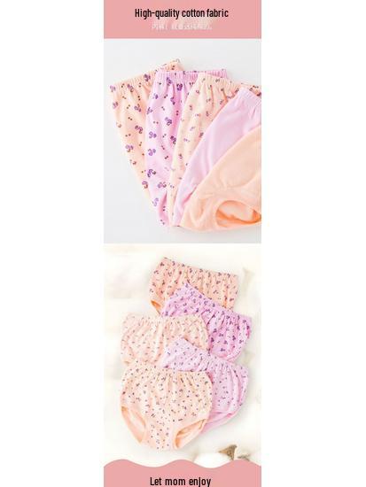 Women's Plus Size High-Waisted Cotton Briefs for Middle-Aged & Elderly