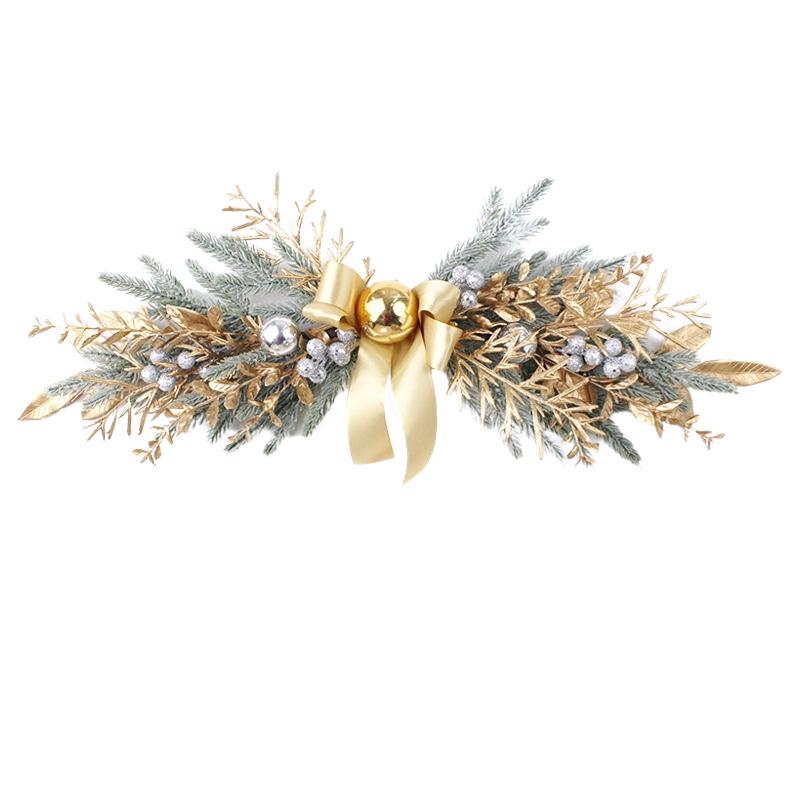 Christmas Garland Wreath Ornament for Wall, Tree, and Event Décor