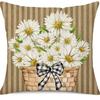 New Plant Flower Truck Letter Spring Series Pillowcase Home Office Pillow Cushion Ins