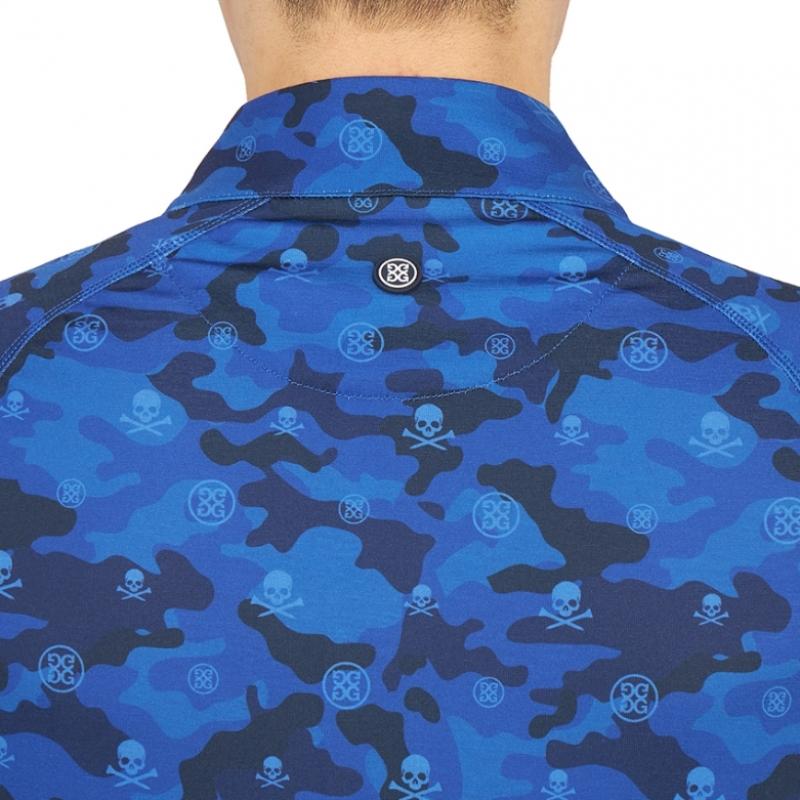 Galleria G Fore Pore Golfwear Men S Half Zip Up lonG Sleeve T ShirT G4mf22k78 Twcm